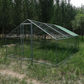 Chicken Coop Run 258 Sq Ft - Galvanized Steel Chicken Enclosure Yard