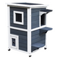 Weatherproof Outdoor Cat House Durable Shelter for Cats