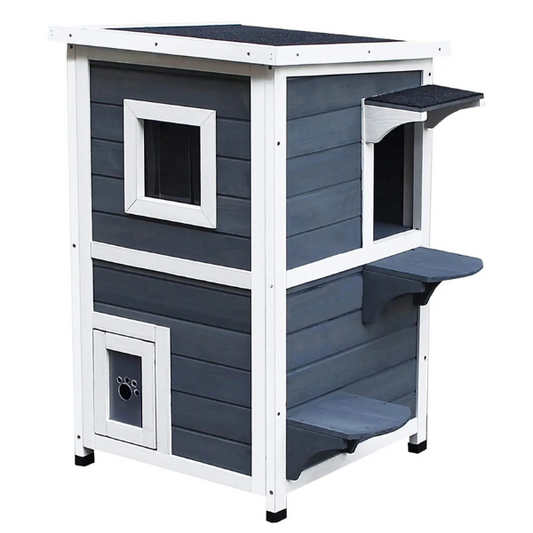 Weatherproof Outdoor Cat House Durable Shelter for Cats
