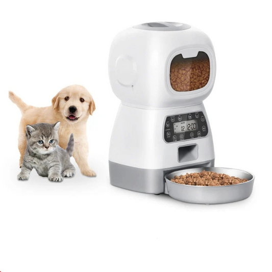 Automatic Dog and Cat Food Dispenser Pet Feeder for Dry Kibble