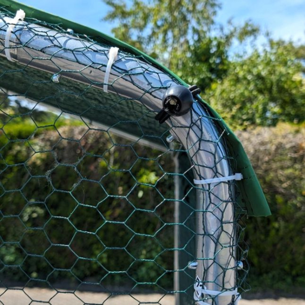 Chicken Coop Run - 6 Sq Ft 38mm Wire Mesh 2x3x7.4 ft Galvanized Steel