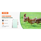 Electric Fence Netting Kit 1.21 x 51.2 m - PE Mesh Fence with Posts and Double-Pointed Stakes - Portable Utility Mesh for Chickens