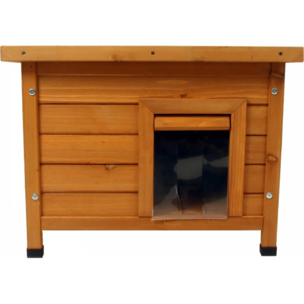 Wooden Cat House Indoor Outdoor Pet Shelter for Cats