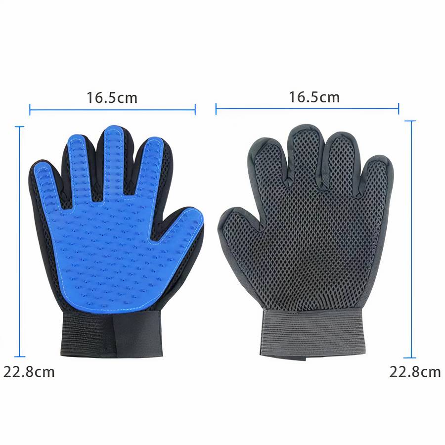 Dog Grooming and Massage Glove for Shedding and Bathing