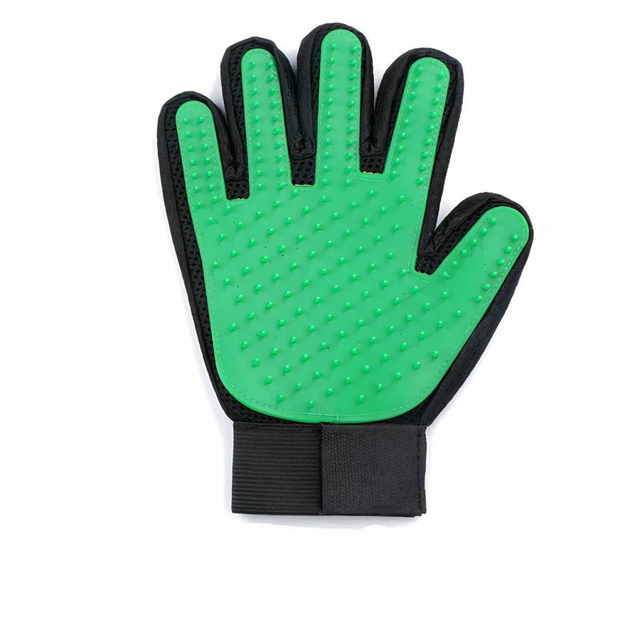 Dog Grooming and Massage Glove for Shedding and Bathing