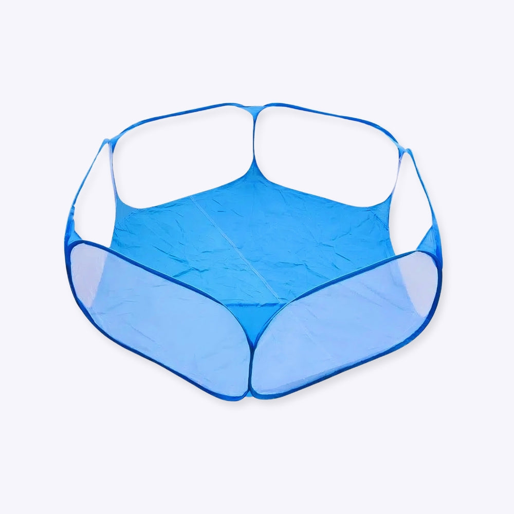 Foldable Dog Playpen Portable Pet Gate Fence Barrier