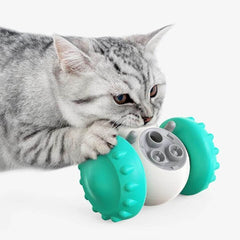Astronaut Cat Food Dispenser Toy Interactive Treat Feeder for Cats and Dogs