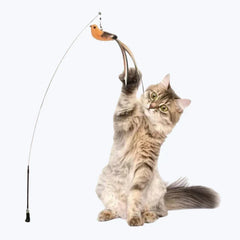 Feather Cat Toy Interactive Cat Teaser Wand for Cats