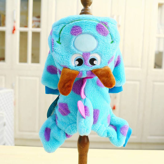 Cute Thick Hoodie Dog Coat Warm Winter Jacket for Small Medium Dogs