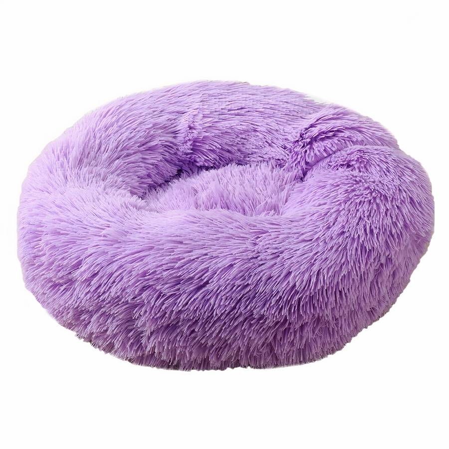 XXL Plush Round Dog Bed Cozy Soft Pet Basket