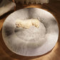 XXL Plush Round Dog Bed Cozy Soft Pet Basket