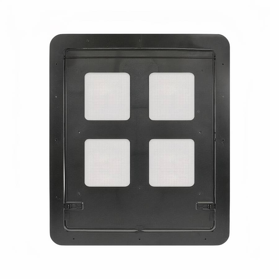 Plastic Dog Door Pet Flap for Small to Large Dogs Easy Installation Weatherproof