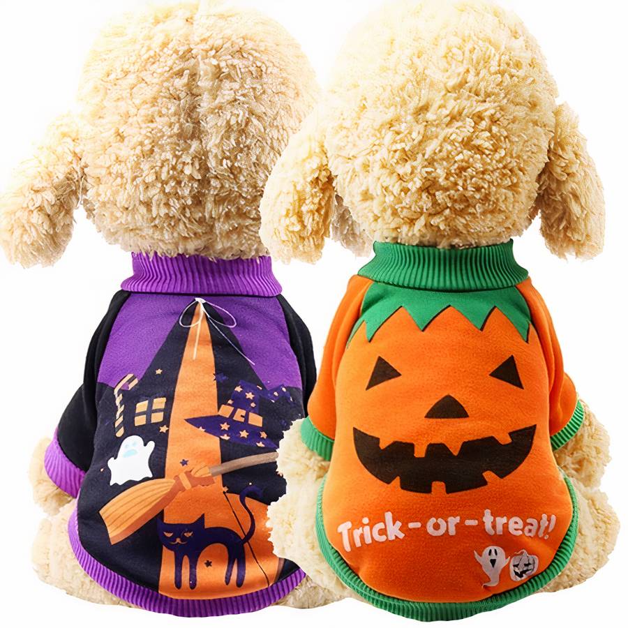 Halloween Dog Sweater Pull Over for Dogs Pet Costume