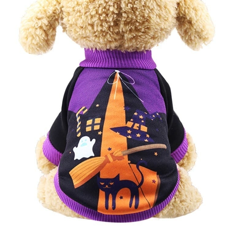 Halloween Dog Sweater Pull Over for Dogs Pet Costume