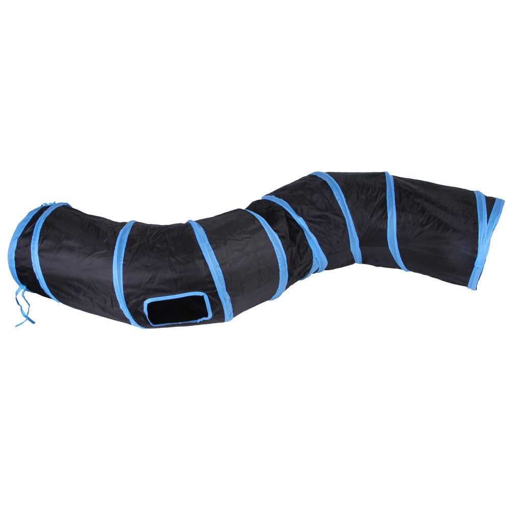 Cat Tunnel Interactive Play Toy Pet Hideaway for Cats Kitten