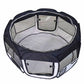Foldable Octagon Dog Tent Portable Pet Shelter Outdoor Indoor Crate Canopy