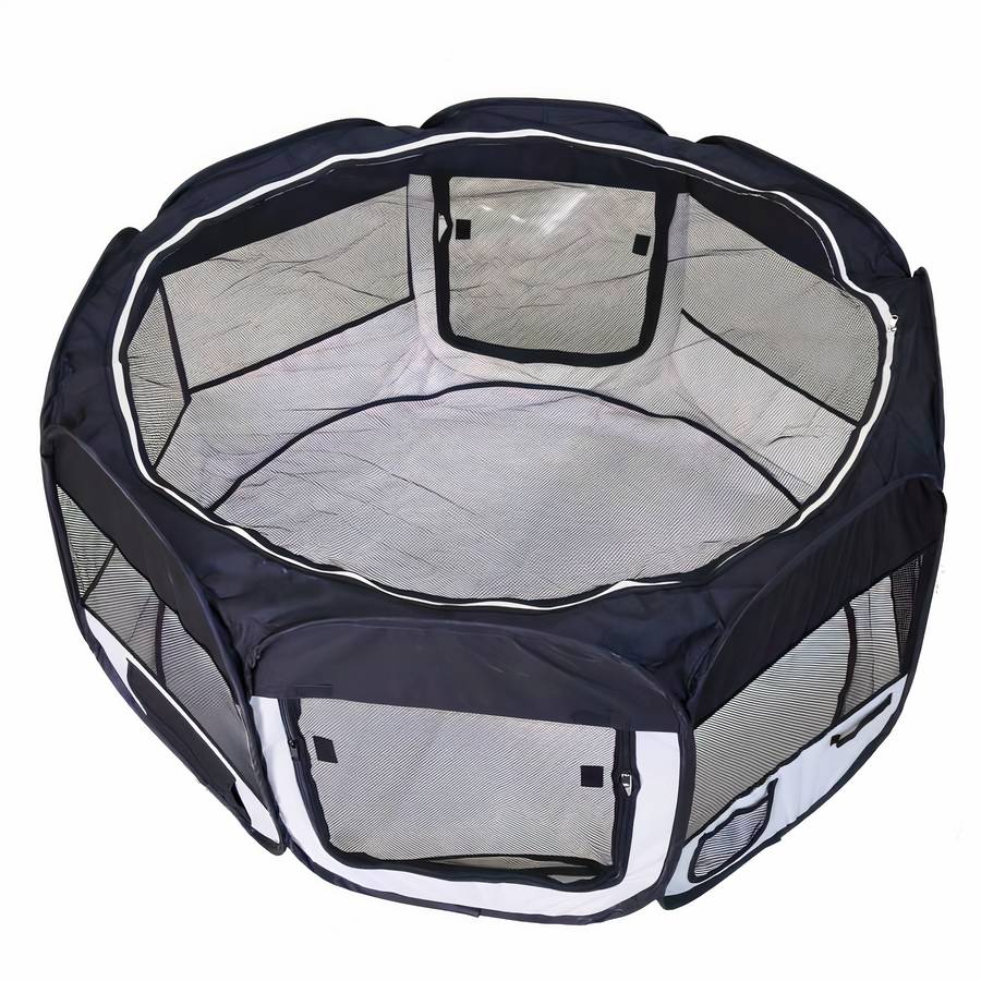 Foldable Octagon Dog Tent Portable Pet Shelter Outdoor Indoor Crate Canopy
