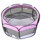 Foldable Octagon Dog Tent Portable Pet Shelter Outdoor Indoor Crate Canopy