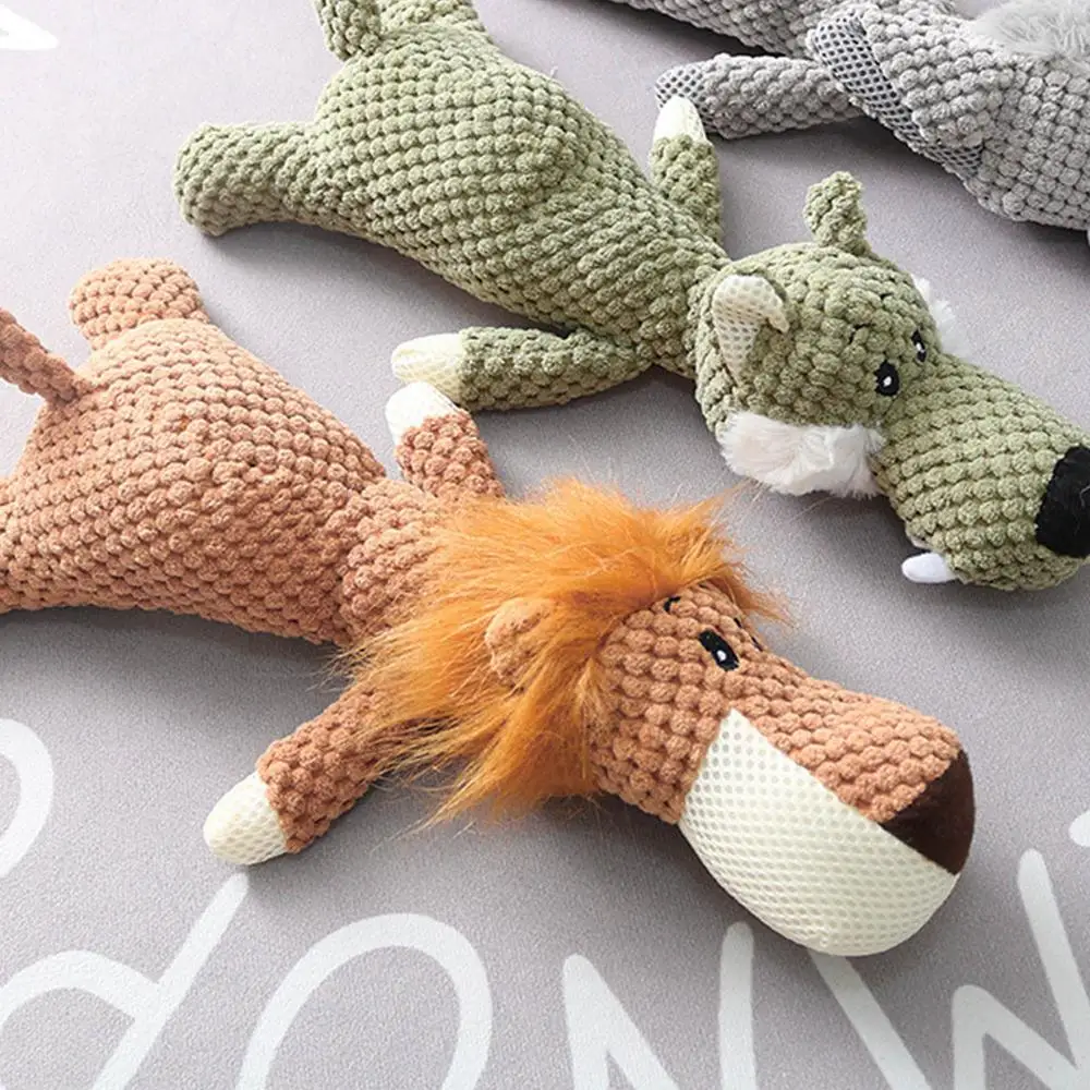 Corduroy Plush Sound Toy for Kids and Pets