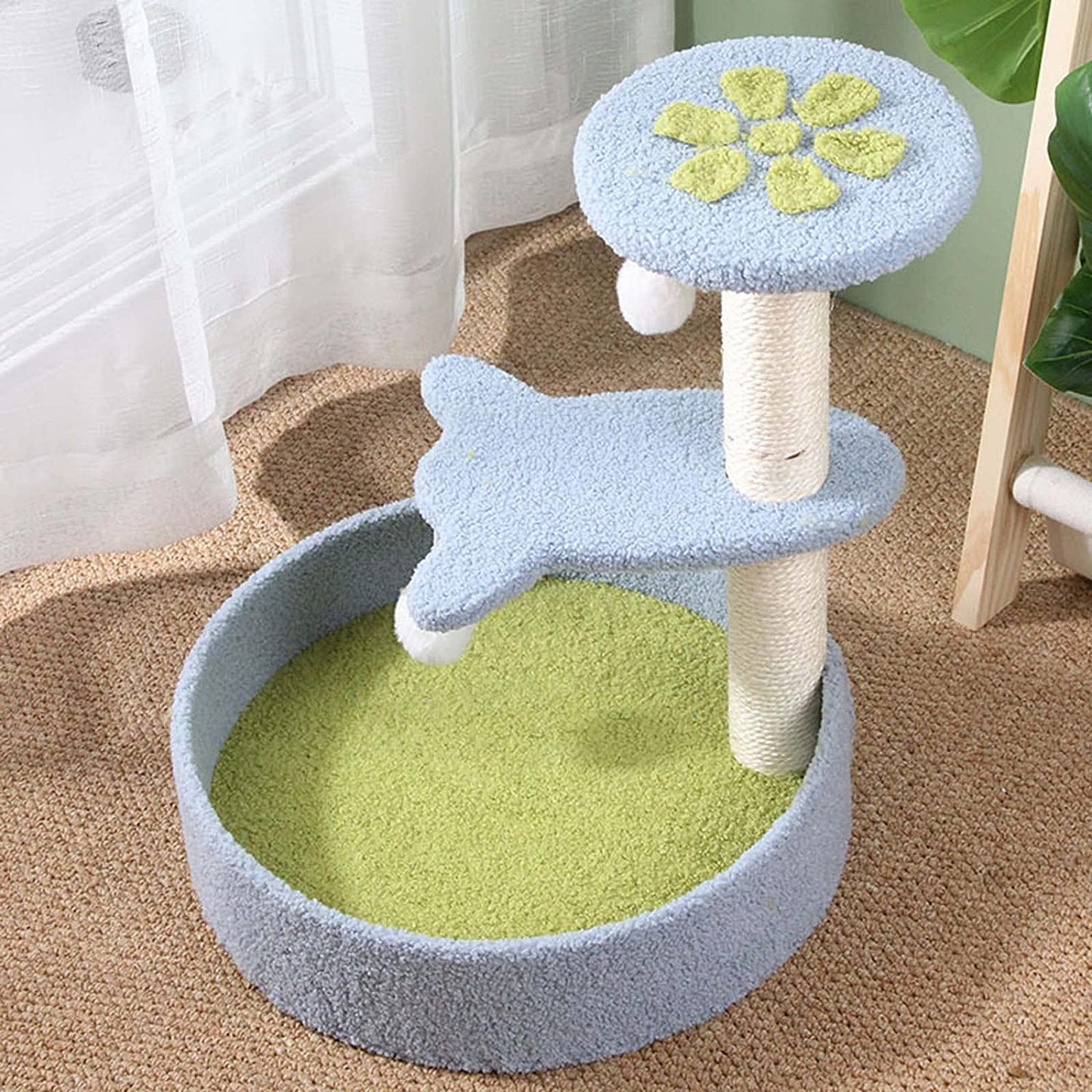 KiTree Small Cat Tree Climbing Tower for Cats Kitten Play Furniture