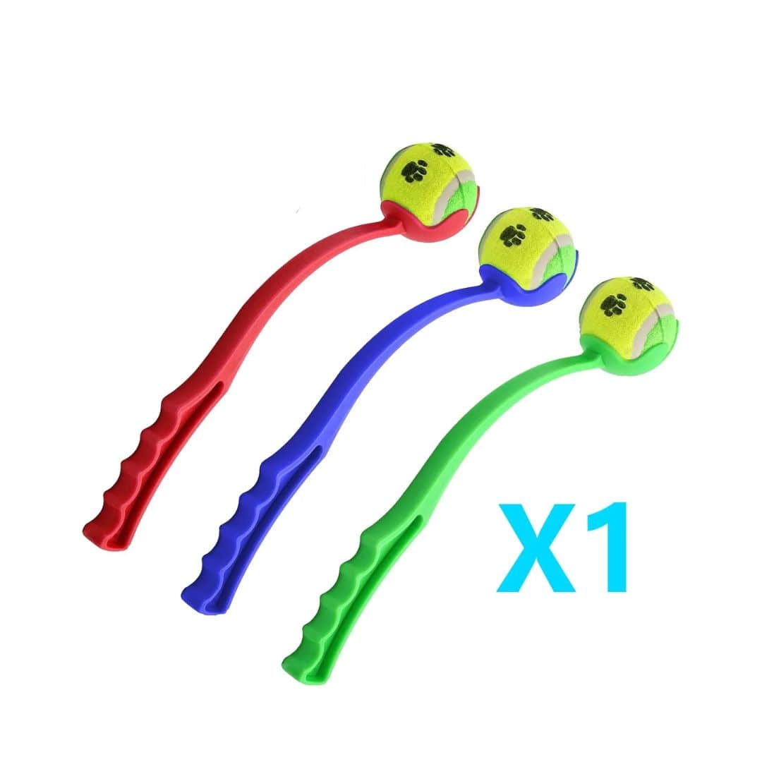 Manual Dog Ball Launcher for Fetch Pet Toy Retriever Thrower