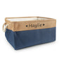 Personalized Pet Storage Basket Customizable Organizer for Dogs and Cats