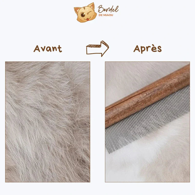 Cat Flea Removal Brush Natural Flea Comb for Cats and Kittens