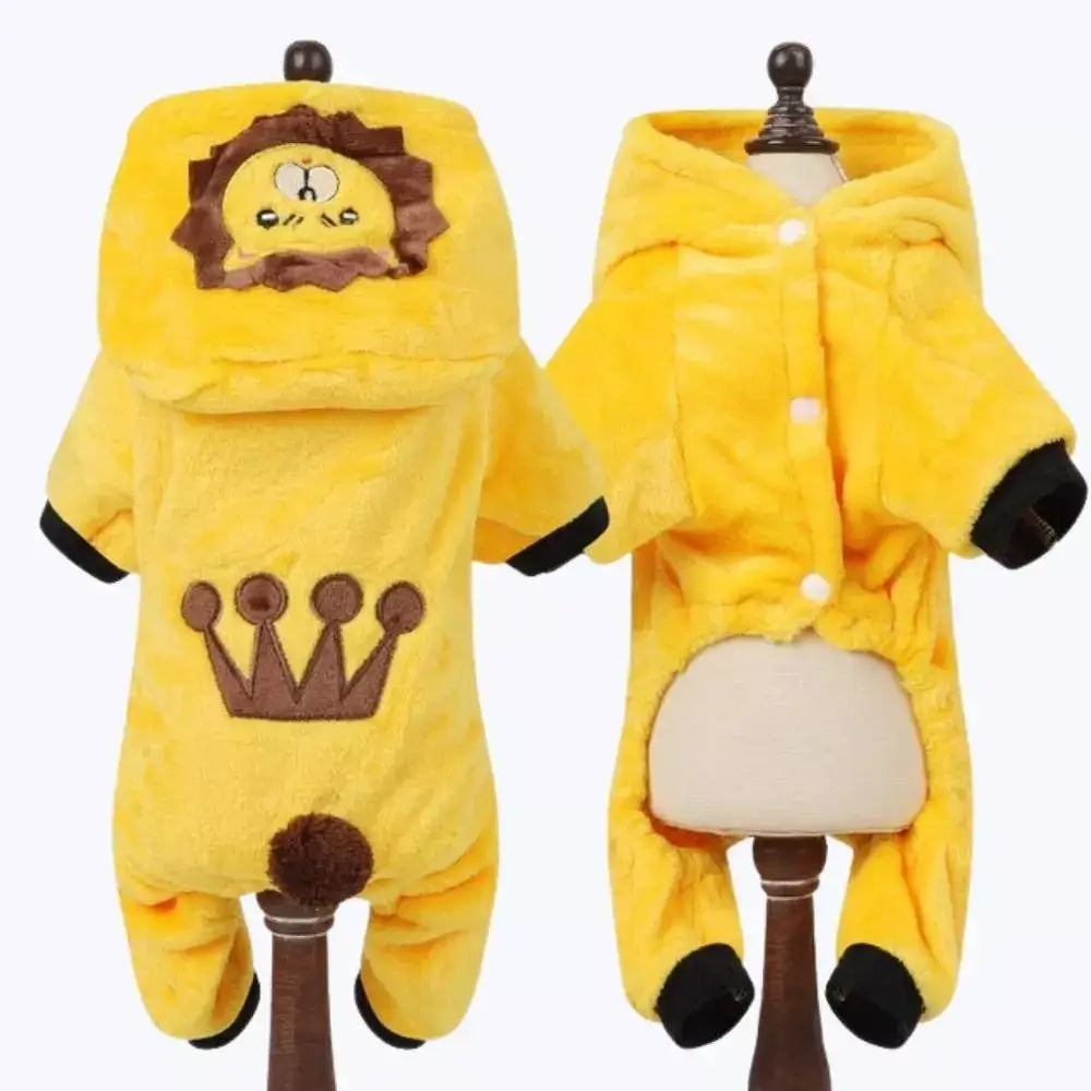 Dinosaur Hooded Cat Costume Kids Animal Pajamas