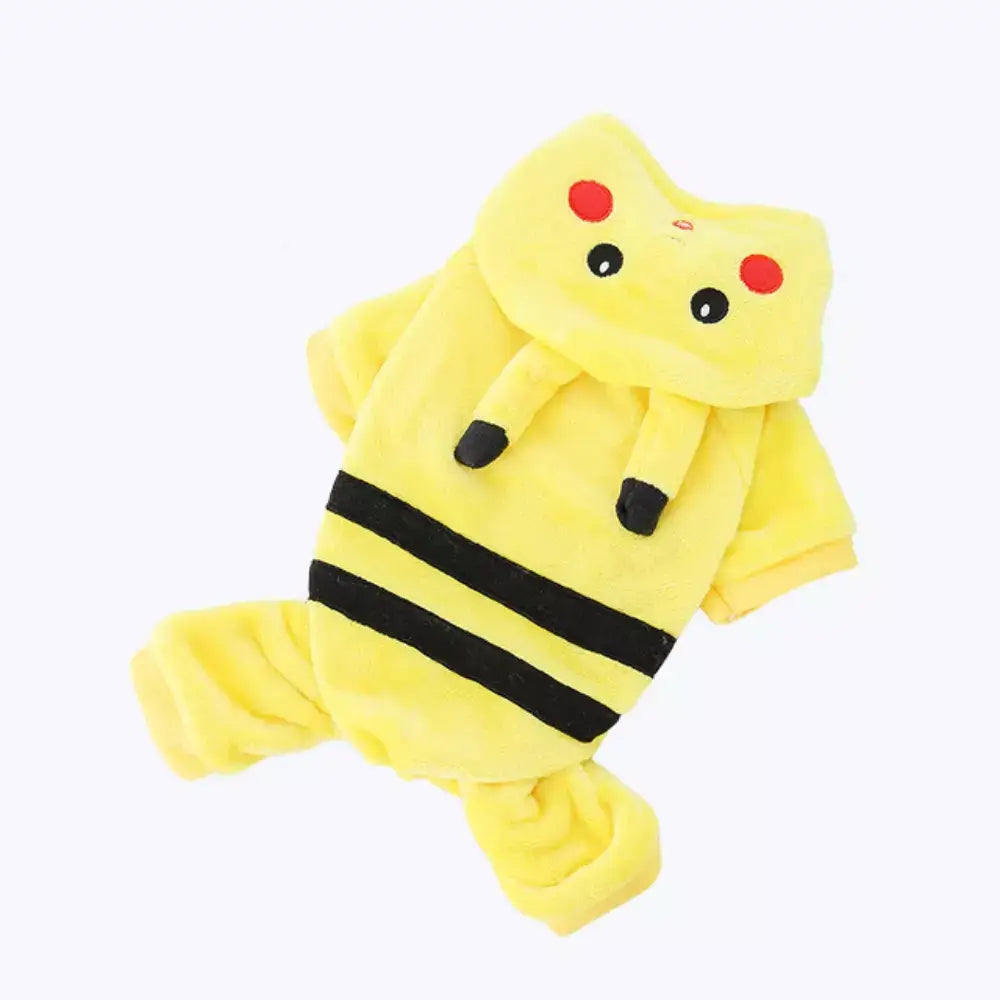 Pikachu Cat Costume Cute Pokemon Pet Outfit for Cats