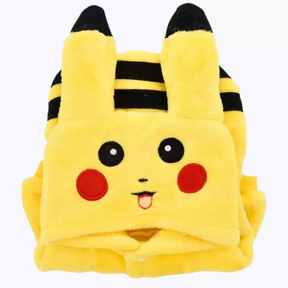 Pikachu Cat Costume Cute Pokemon Pet Outfit for Cats