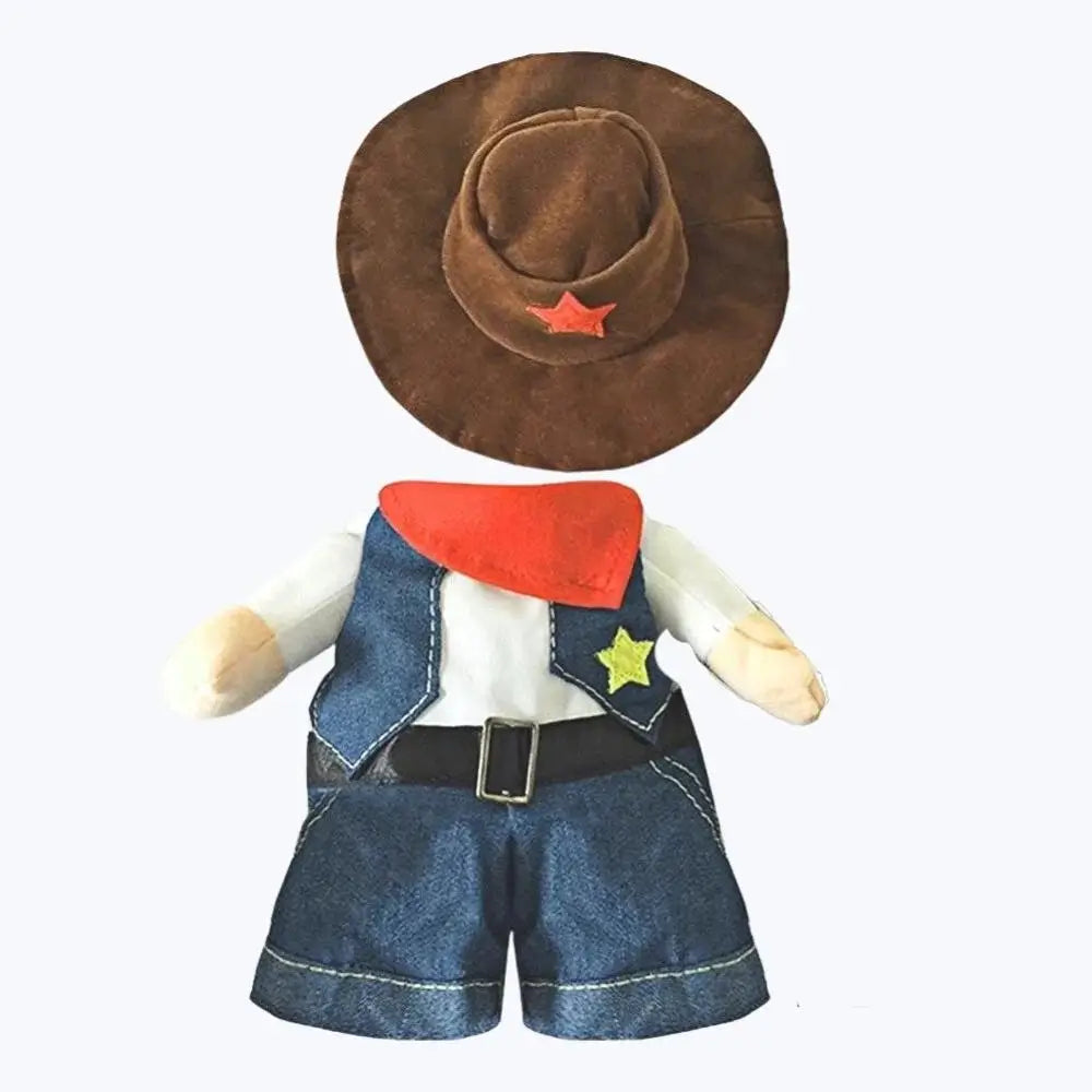 Cat Cowboy Costume pet costume western outfit for cats