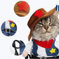 Cat Cowboy Costume pet costume western outfit for cats