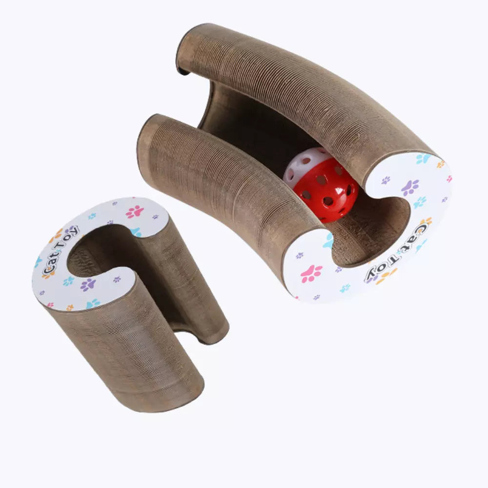 Cat Cardboard Scratcher Lounge Durable Cat Scratch Pad