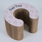 Cat Cardboard Scratcher Lounge Durable Cat Scratch Pad