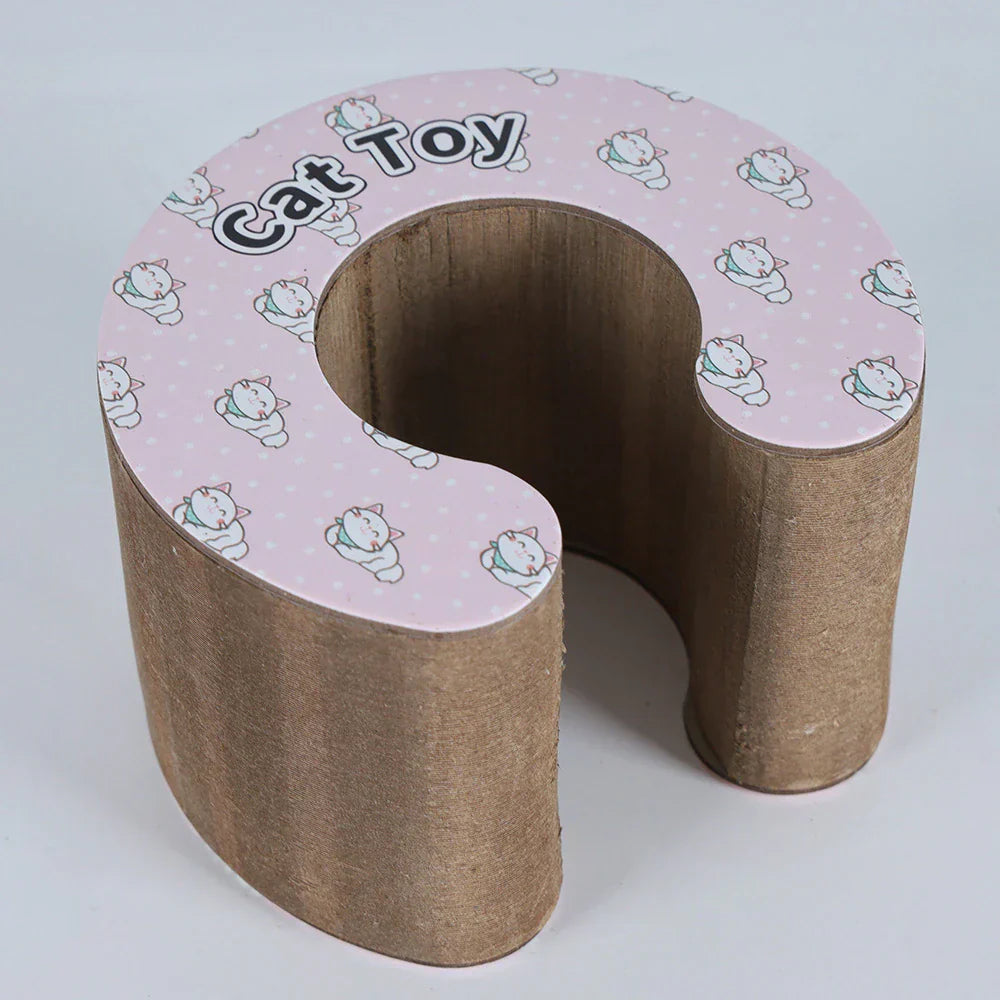 Cat Cardboard Scratcher Lounge Durable Cat Scratch Pad