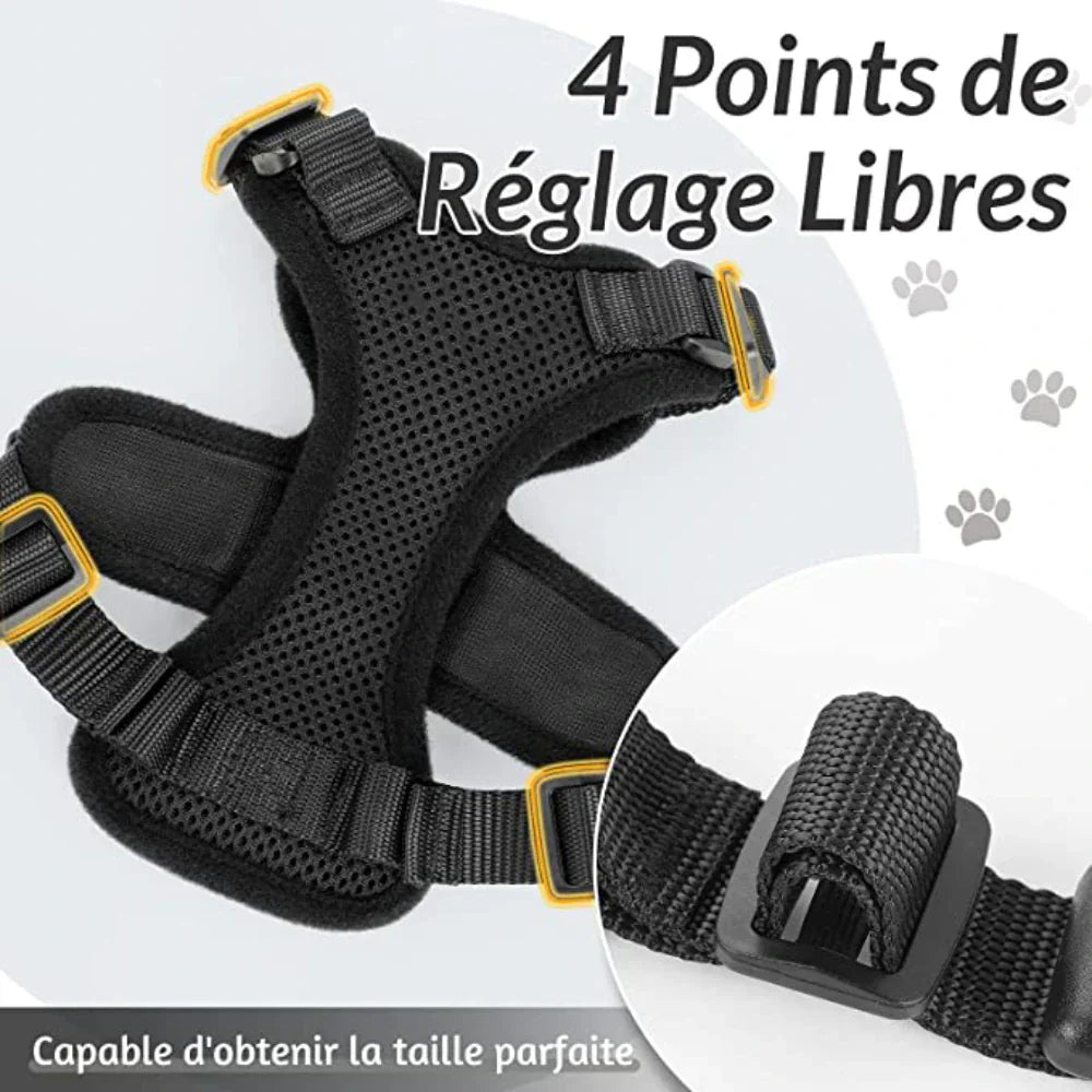 Cat Escape Proof Harness Adjustable Pet Safety Vest