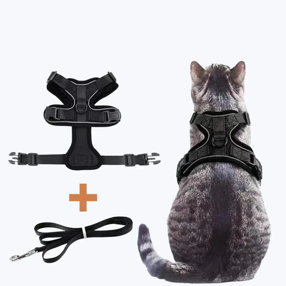 Cat Escape Proof Harness Adjustable Pet Safety Vest