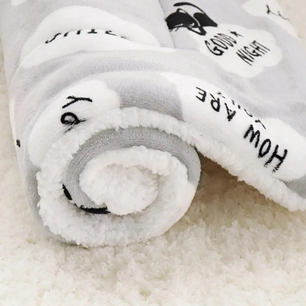 Cat Blanket Soft Cozy Pet Bed Cover