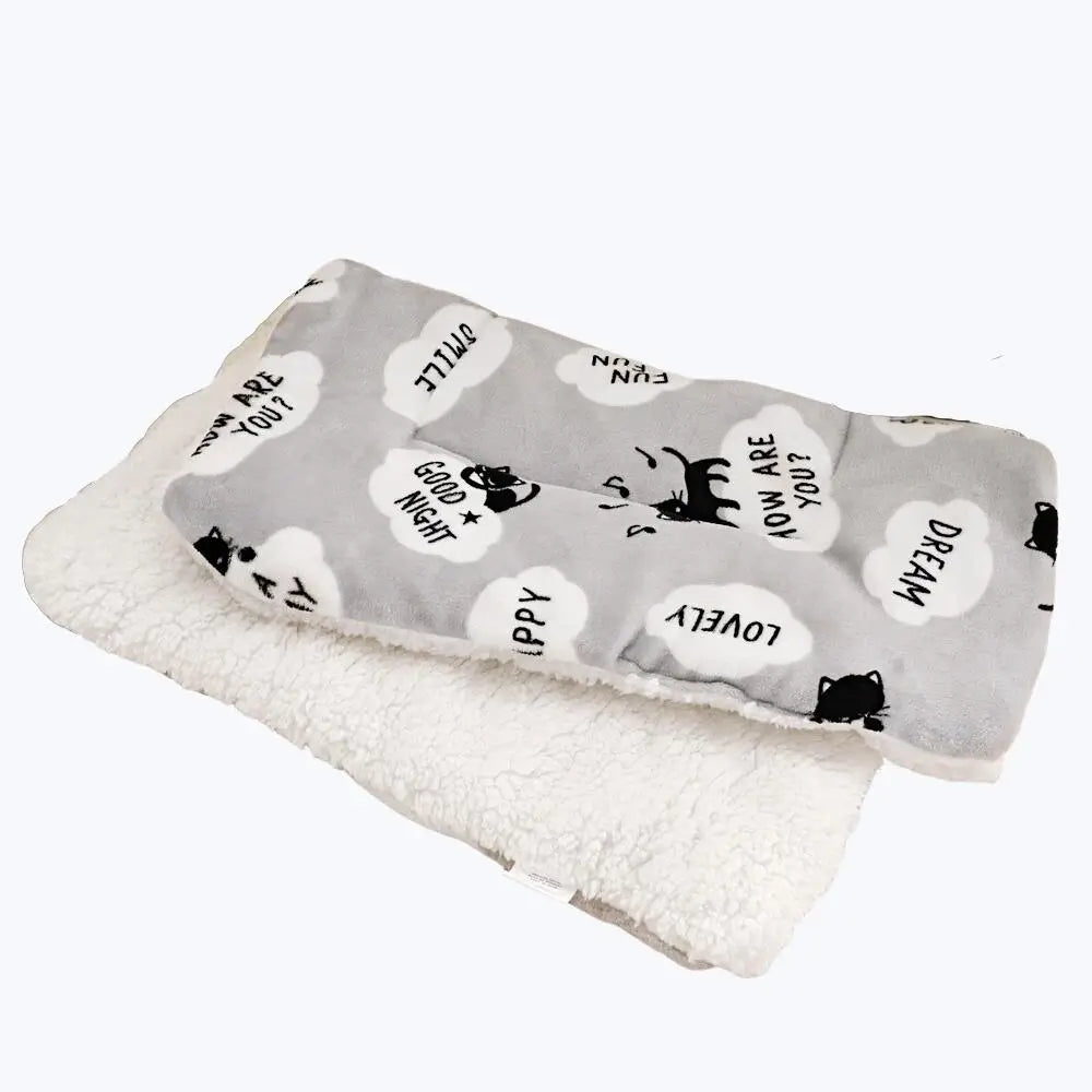 Cat Blanket Soft Cozy Pet Bed Cover