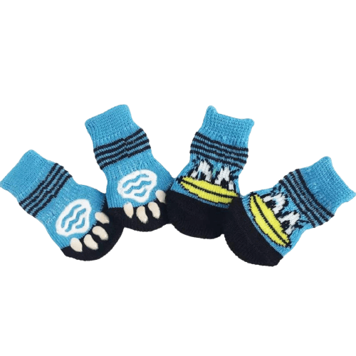 Dog Socks Duck Design Paw Protection Pet Footwear