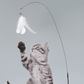 Cat Fishing Rod Toy with Suction Cup Interactive Cat Wand Teaser