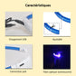 LED Dog Collar Rechargeable Safety Light Up Collar for Night Walks Visible Pet Collar