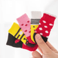 Dog Socks Pink Heart Pattern Cute Paw Protector Socks for Small Medium Large Dogs
