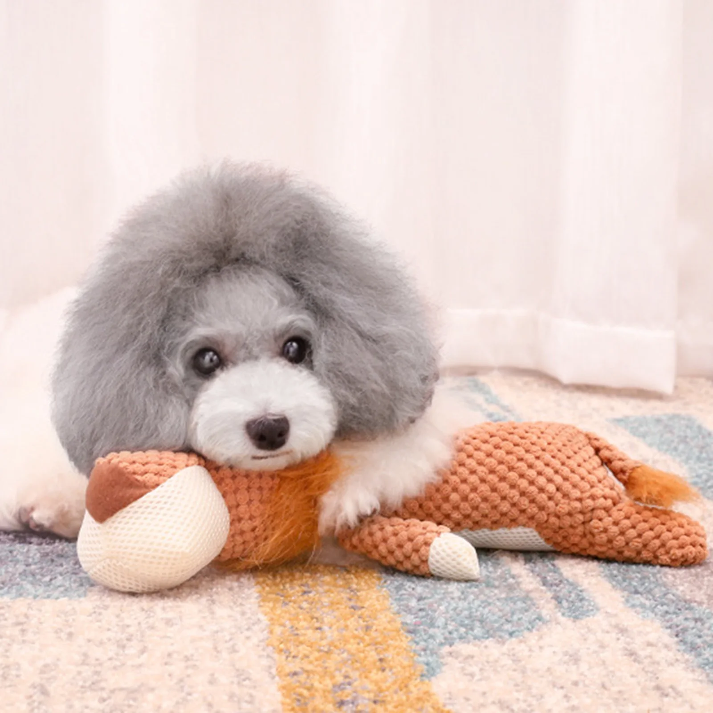 Corduroy Plush Sound Toy for Kids and Pets
