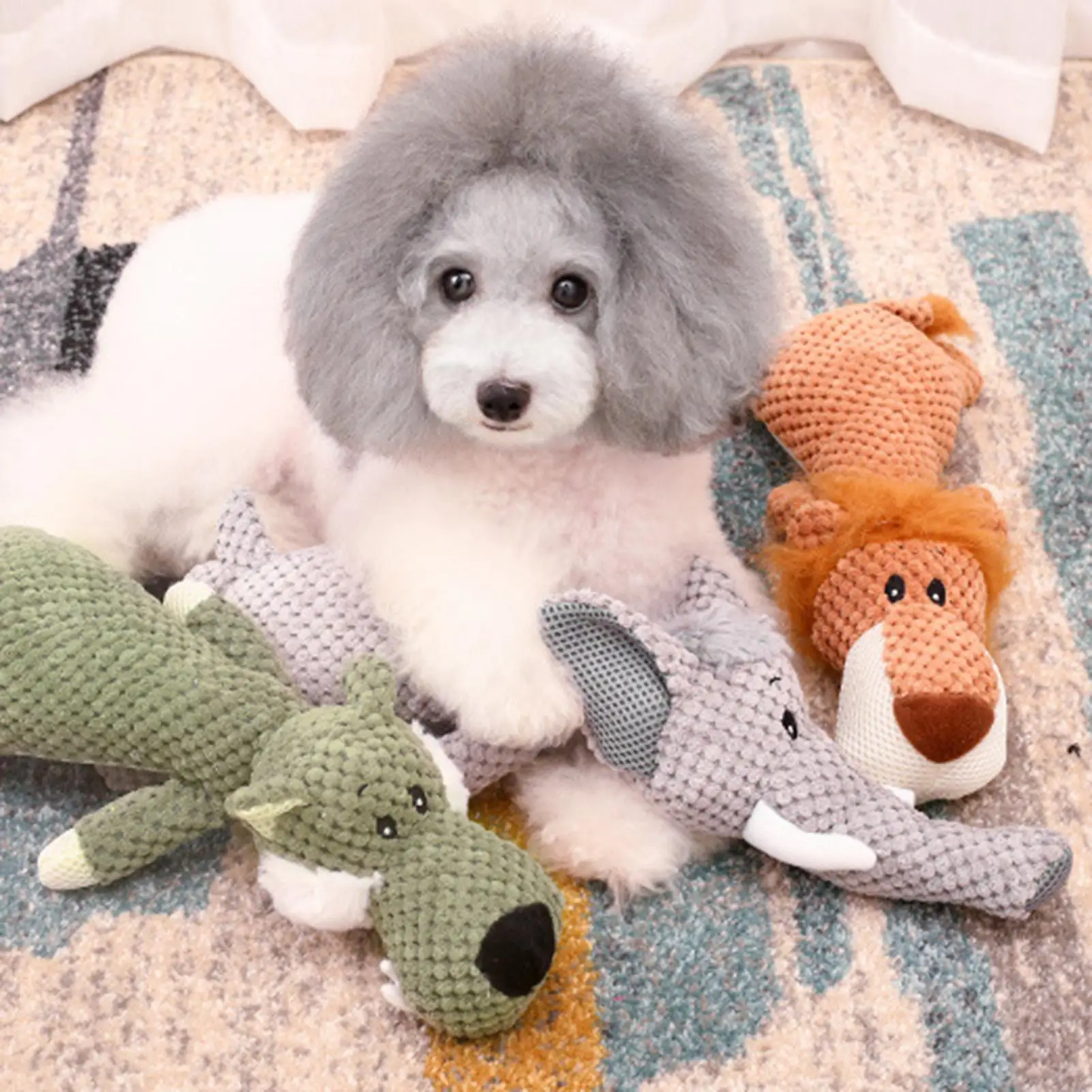 Corduroy Plush Sound Toy for Kids and Pets