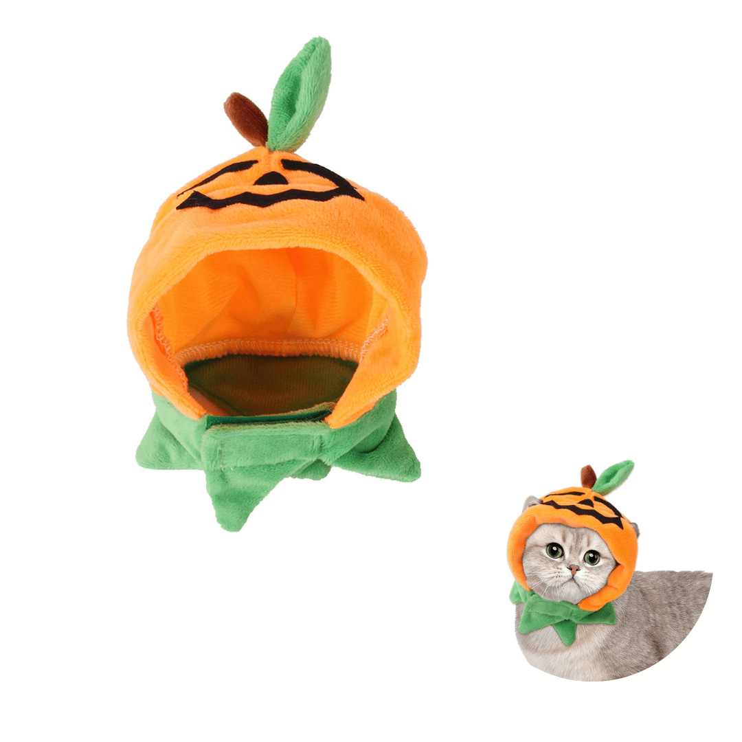 Cat Head Costume Pet Hat Halloween Accessory for Cats