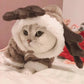 Fleece Cat Costume Cozy Pet Outfit Warm Cat Clothes