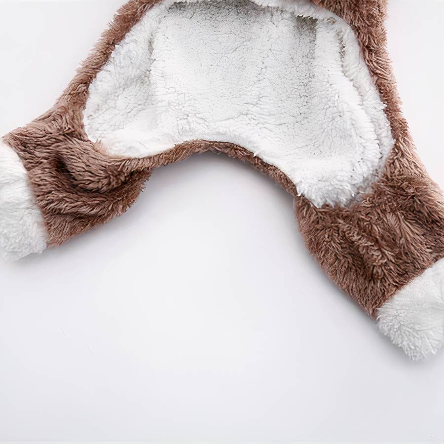 Fleece Cat Costume Cozy Pet Outfit Warm Cat Clothes