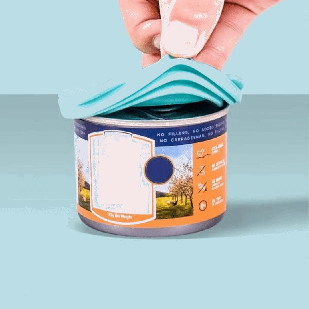 Silicone Pet Food Can Lid Seal Cover for Cans and Containers