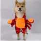 Crab Costume for Cats and Dogs Pet Halloween Outfit